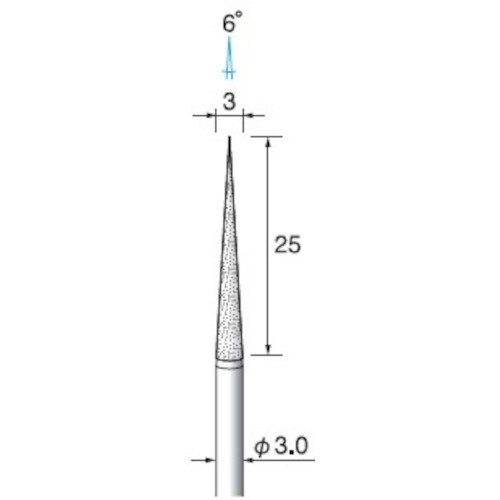 アルゴファイル 電着ダイヤモンドバー#120 Φ3