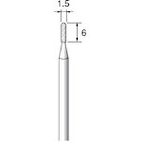 アルゴファイル 電着ダイヤモンドバー #140 Φ