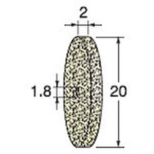 アルゴファイル フェルトバフホイール Φ20X2t
