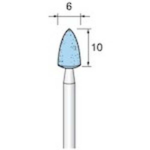 アルゴファイル 軸付ブルー砥石 WA#120 Φ6