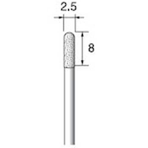 アルゴファイル 電着ダイヤモンドバー#140 Φ2