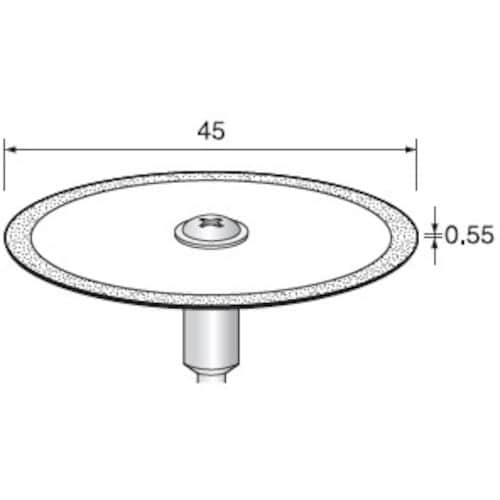 アルゴファイル 電着ダイヤディスク#140 Φ45