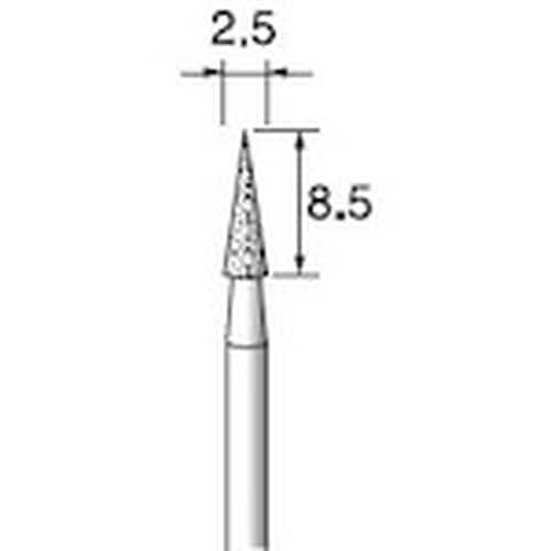 アルゴファイル 電着ダイヤモンドバー#140 Φ2