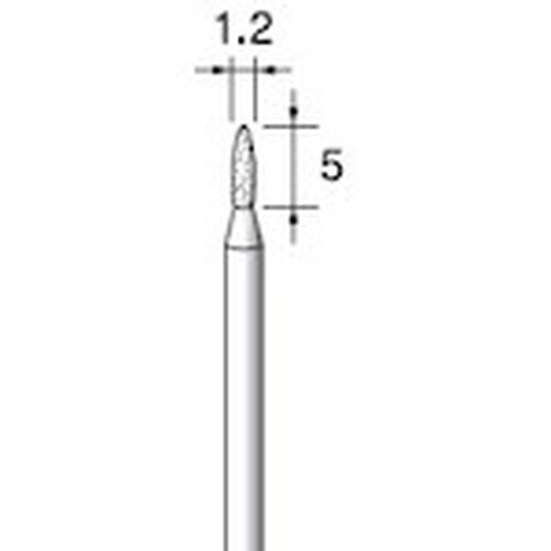 アルゴファイル 電着ダイヤモンドバー#140 Φ1