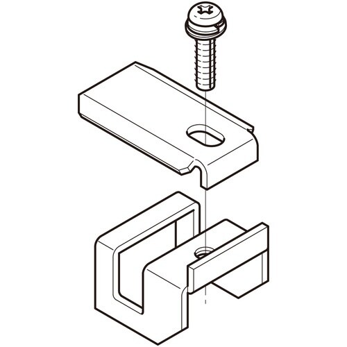 NEGUROSU アルミ カバー止め補助金具