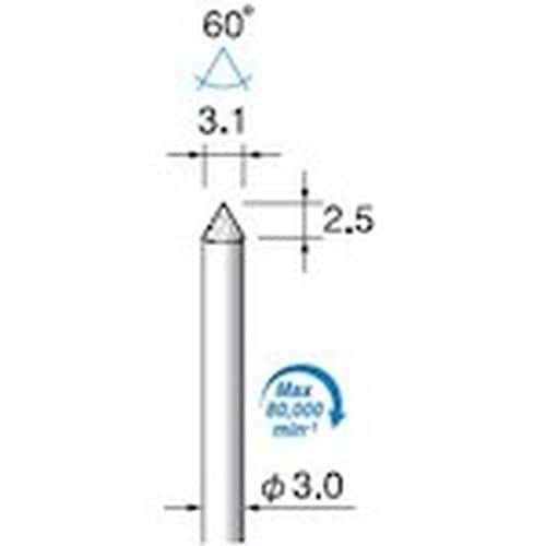 アルゴファイル 電着ダイヤモンドバー#120 Φ3