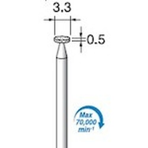 アルゴファイル 電着ダイヤモンドバー#140 Φ3