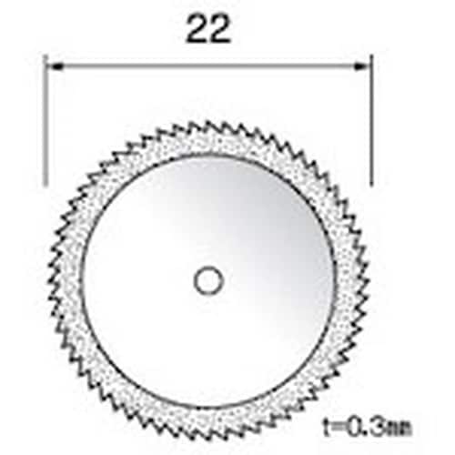 アルゴファイル 電着ダイヤカッティングディスク Φ