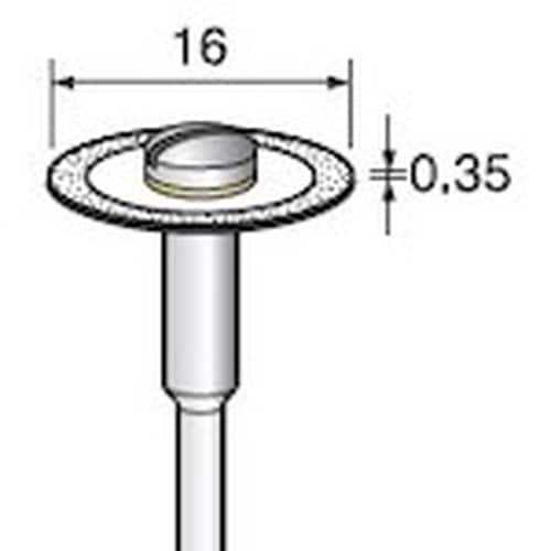アルゴファイル 電着ダイヤディスク#200 Φ16