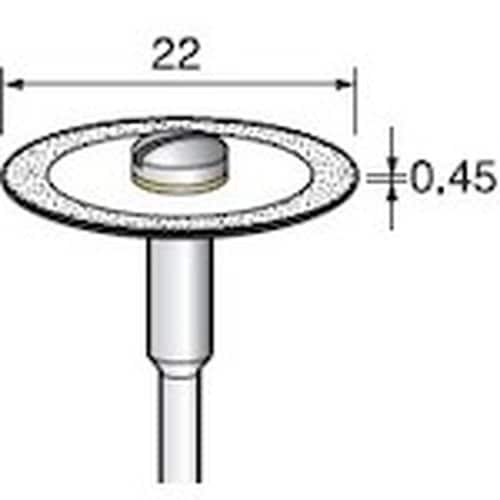 アルゴファイル 電着ダイヤディスク#170 Φ22