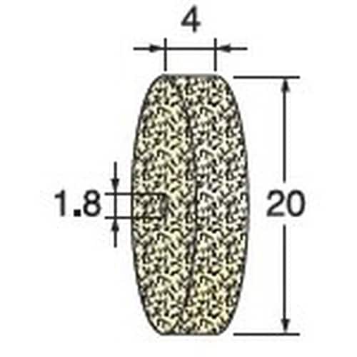 アルゴファイル フェルトバフホイール Φ20X4t