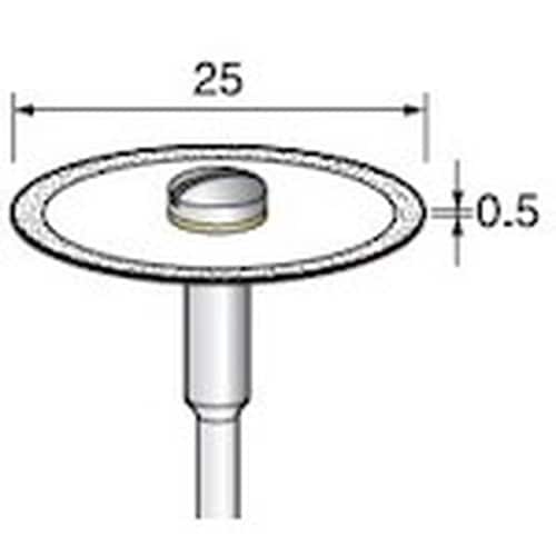 アルゴファイル 電着ダイヤディスク#140 Φ25