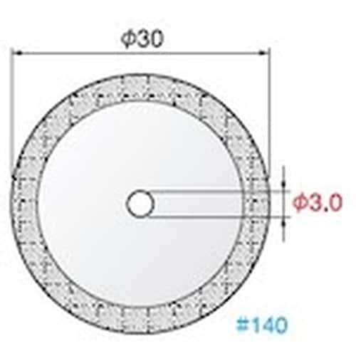 アルゴファイル ダイヤモンドディスク中心穴M3タイ