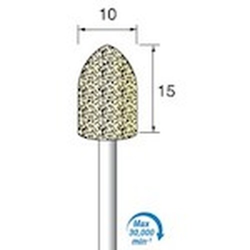 アルゴファイル 軸付フェルトバフ ソフト Φ10X
