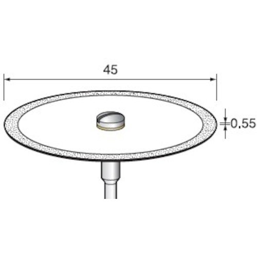 アルゴファイル 電着ダイヤディスク#140 Φ45