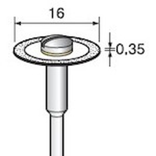 アルゴファイル 電着ダイヤディスク#200 Φ16