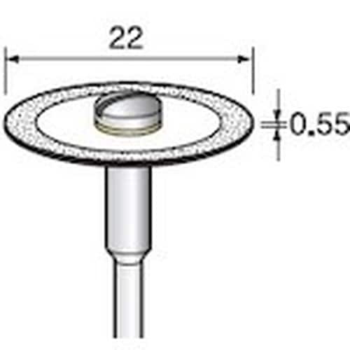 アルゴファイル 電着ダイヤディスク#140 Φ22