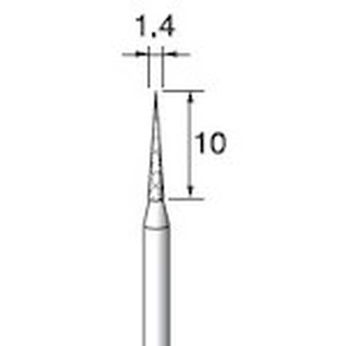アルゴファイル 電着ダイヤモンドバー#140 Φ1