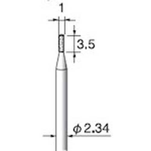 アルゴファイル 電着ダイヤモンドバー#140 Φ1