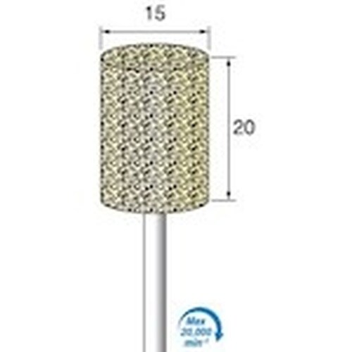アルゴファイル 軸付フェルトバフソフト Φ15X2