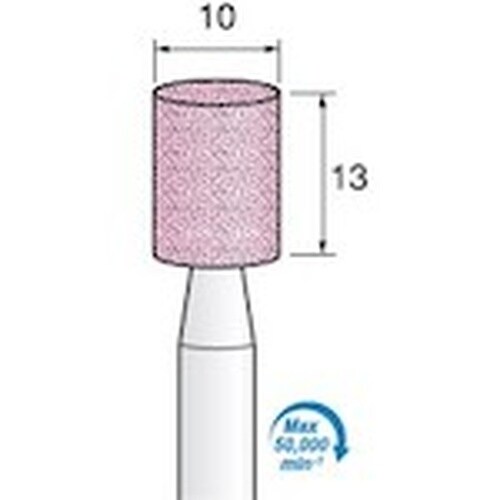 アルゴファイル 軸付ピンク砥石#60 Φ10X13