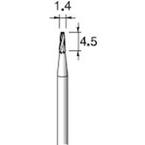アルゴファイル 超硬カッタースパイラルカット Φ1