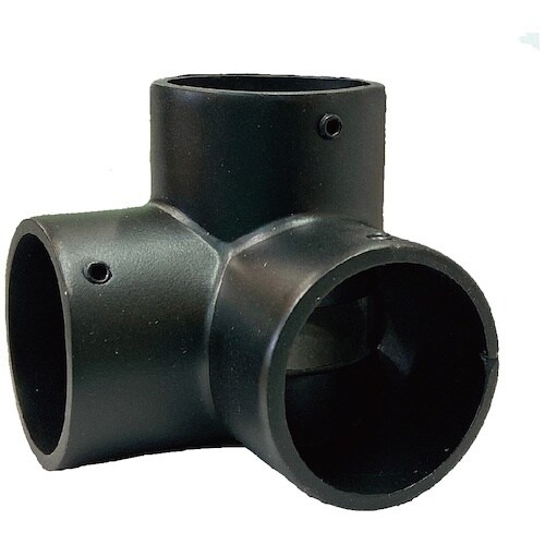 フジテック DC三方(ネジ付)19 ブラック