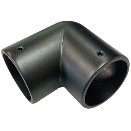 フジテック DCエルボ(ネジ付)19 ブラック