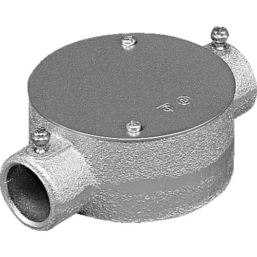 外山電気 ねじ無し 丸型BOX直通