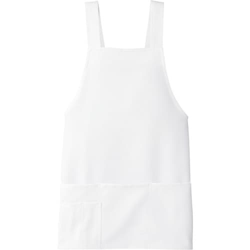 アイトス ショートエプロン 861372 ホワイト