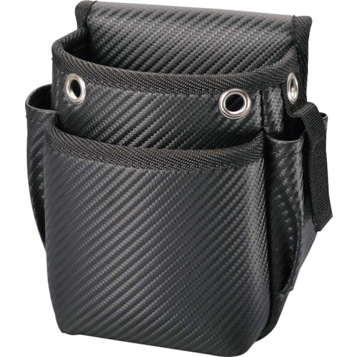 コヅチ 小型腰袋2段 ブラック