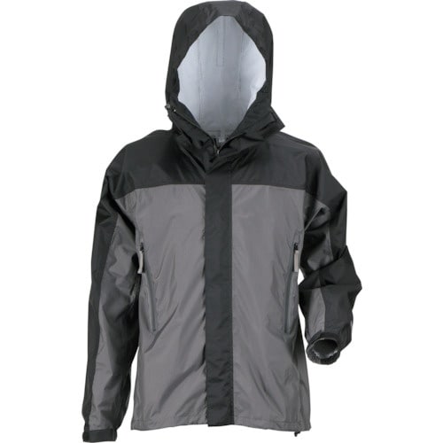 カジメイク KJレインパーカー チャコール 3L