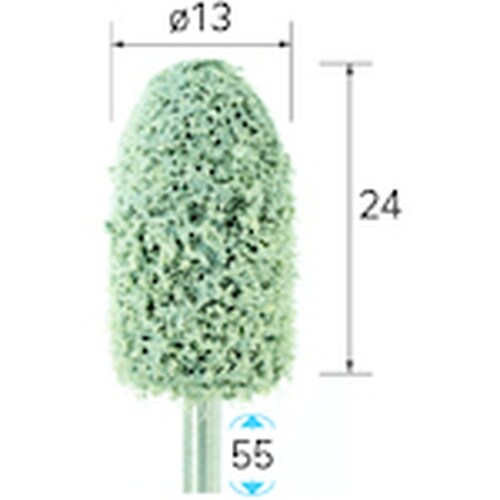 ナカニシ ニューポリッシュサンダー 3本入 砲弾型