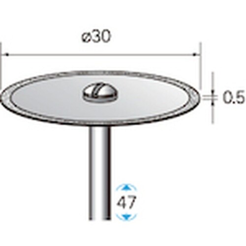 ナカニシ 電着ダイヤモンドディスク φ30×0.5