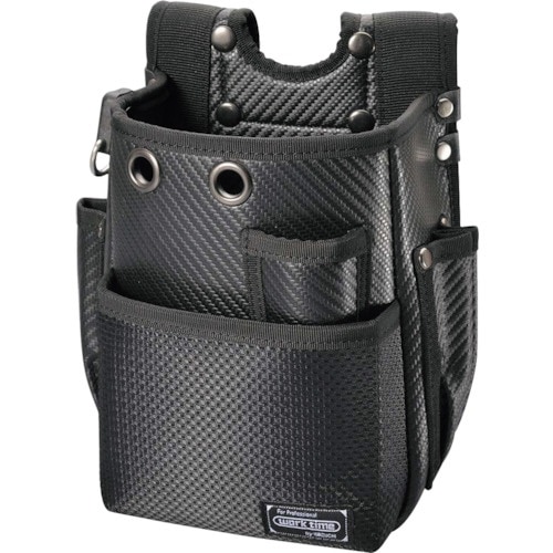 コヅチ 腰袋2段 ブラック