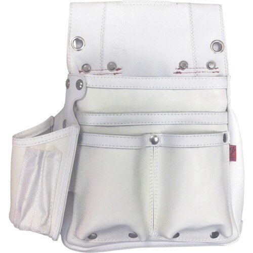 ベストツール 極匠 革製 釘袋(墨壷差し付)【白】