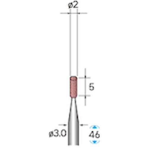 ナカニシ ハイパワーポリッシャー 10本入 円筒型