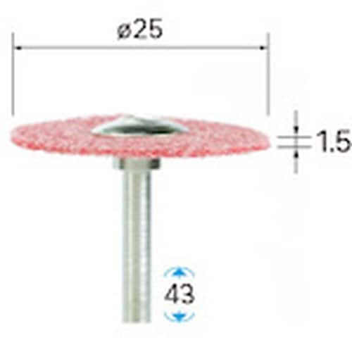 ナカニシ フレキシサンダー 5本入 φ25×1.5