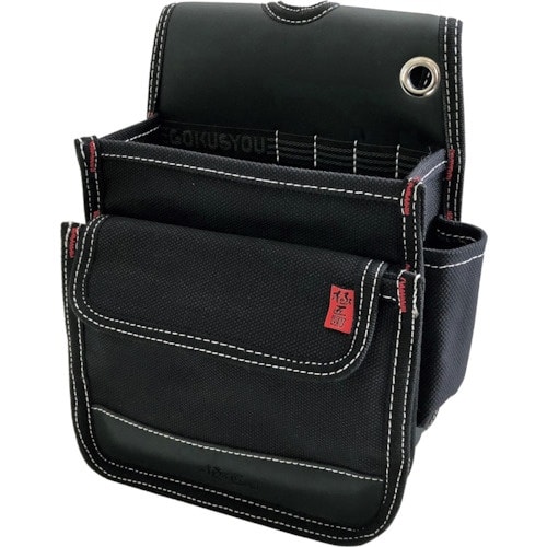 ベストツール 極匠 帆布製電工用腰袋2段フタ付(収