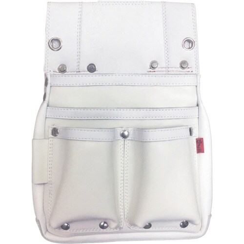 ベストツール 極匠 革製 釘袋(大)【白】