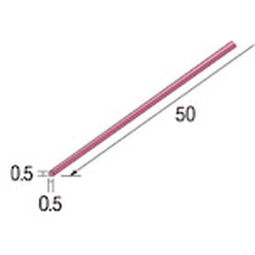 ナカニシ ペンシルセラファイバー砥石 3本入 角型