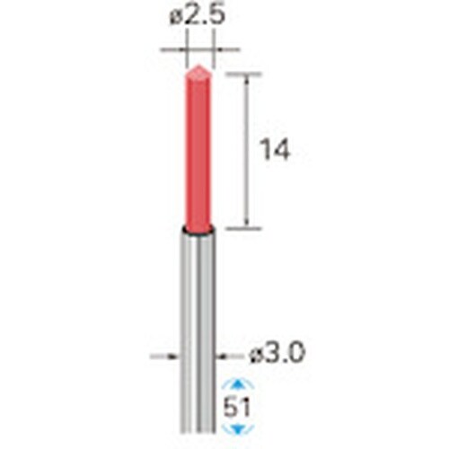 ナカニシ セラミックファイバーブラシ 先端90°