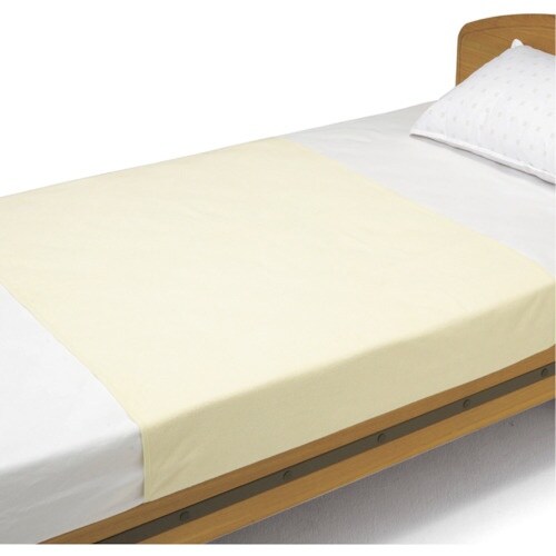 竹虎 パイルシーツ 黄色 2枚入