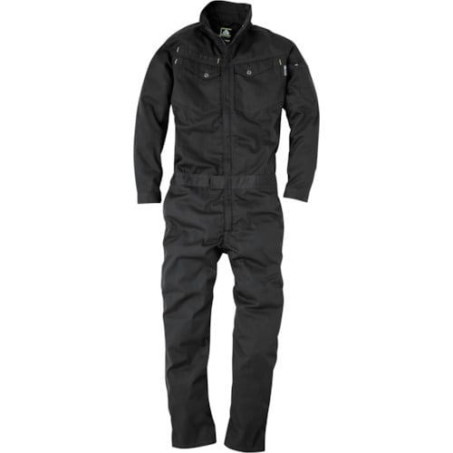 CHUSAN コスパレディース長袖ツナギ クロ L