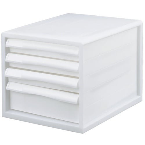 ナカバヤシ A4レタ−ケ−ス一体/PP/浅3/深1