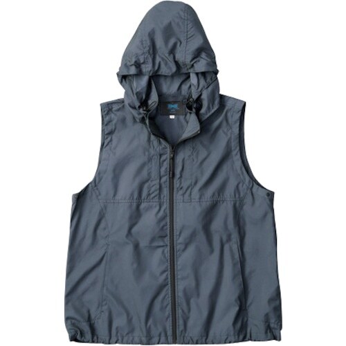 空調服 フード付き空調ベスト ネイビー SS