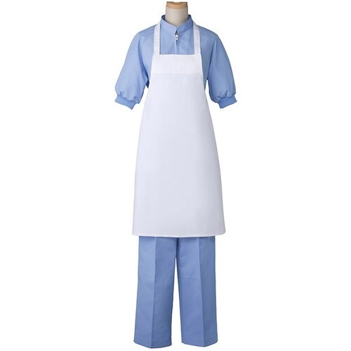 サンペックス 胸掛前掛 白