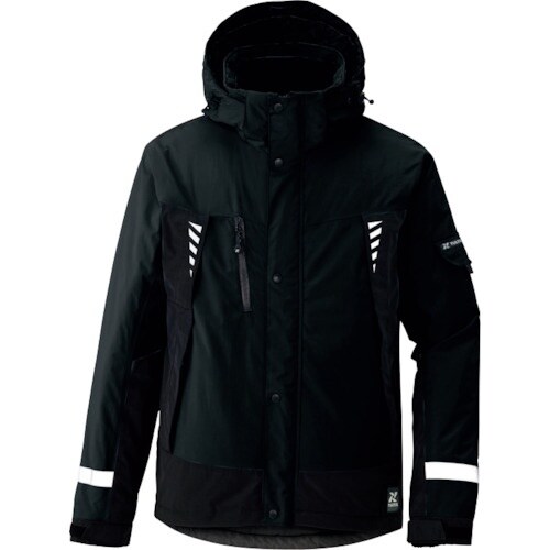 アイトス 防水防寒ジャケットブラック4L