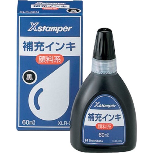シヤチハタ Xスタンパー顔料系インキ60ML 黒