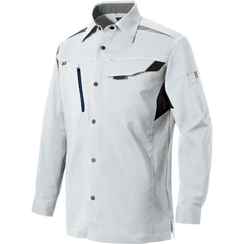 アイトス 長袖シャツストレッチ裏綿(サマーライトフ